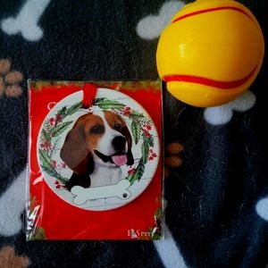 Beagle Christmas Ornament, NWT